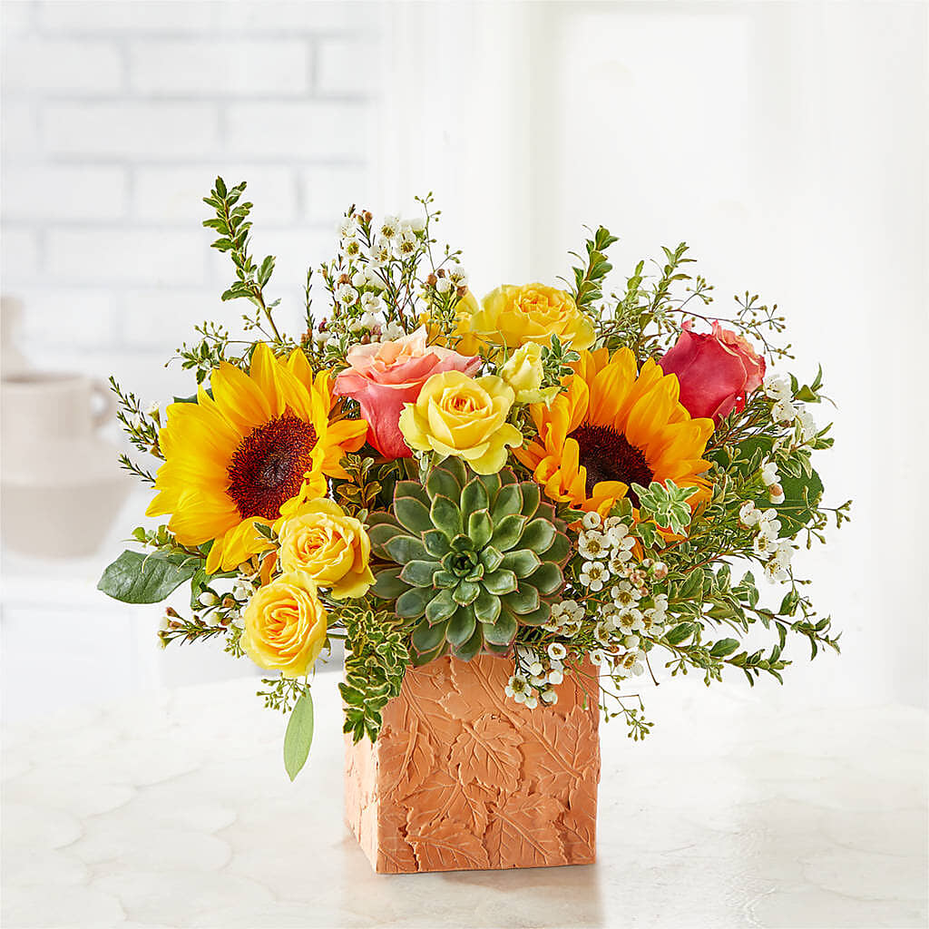 Sunflower Season Bouquet –  Lynchburg Leo Wood Florist, Lynchburg VA