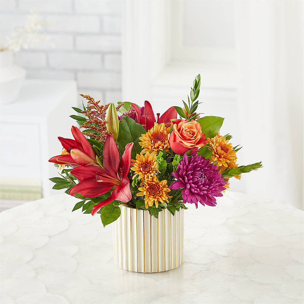 Burgundy Landscape Bouquet –  Lynchburg Leo Wood Florist, Lynchburg VA