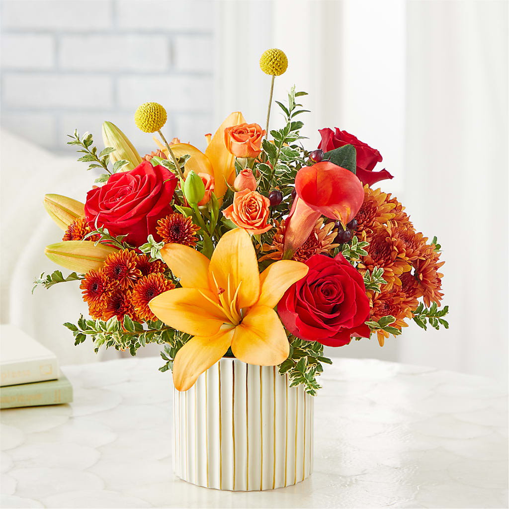 Scarlet Skies Bouquet –  Lynchburg Leo Wood Florist, Lynchburg VA