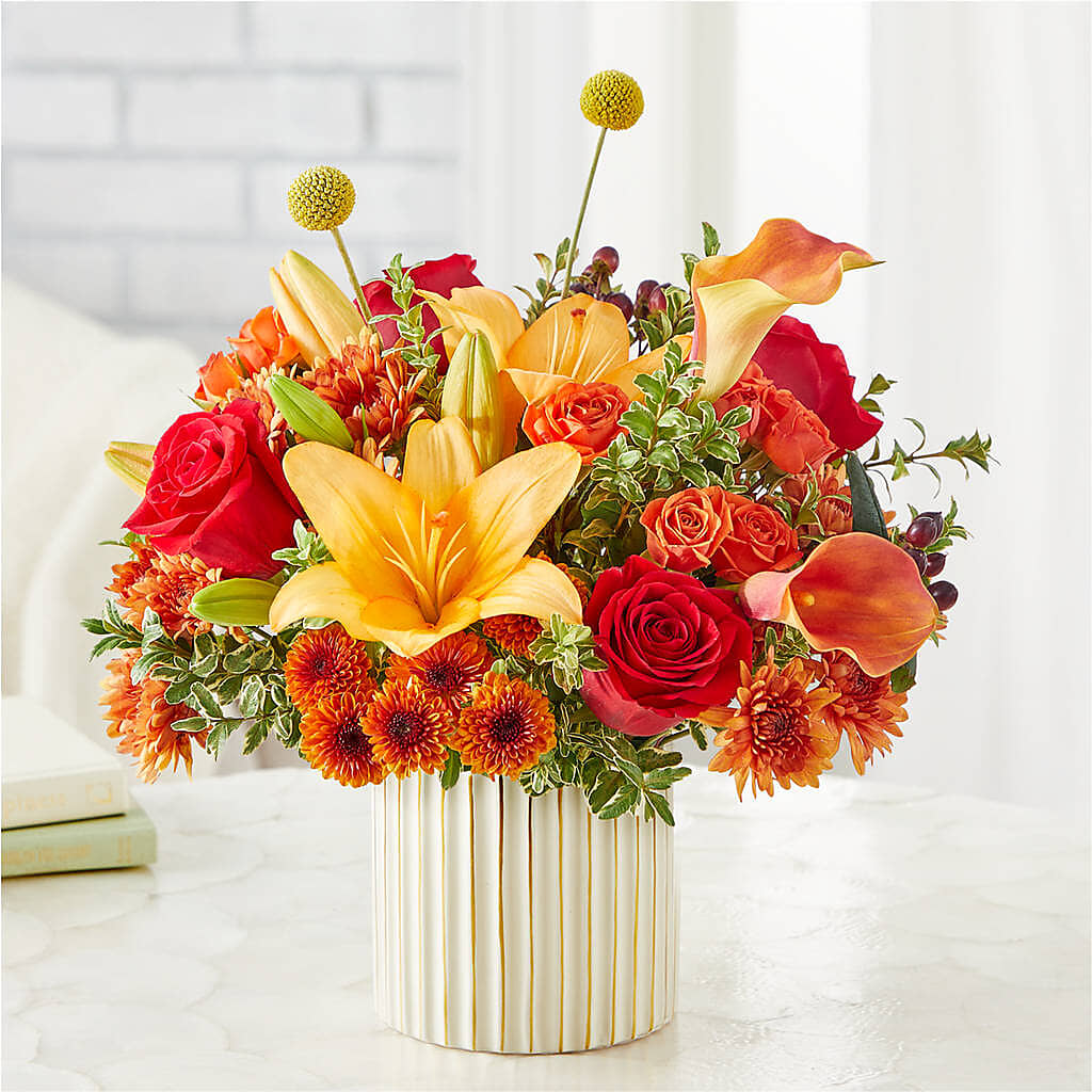 Scarlet Skies Bouquet –  Lynchburg Leo Wood Florist, Lynchburg VA