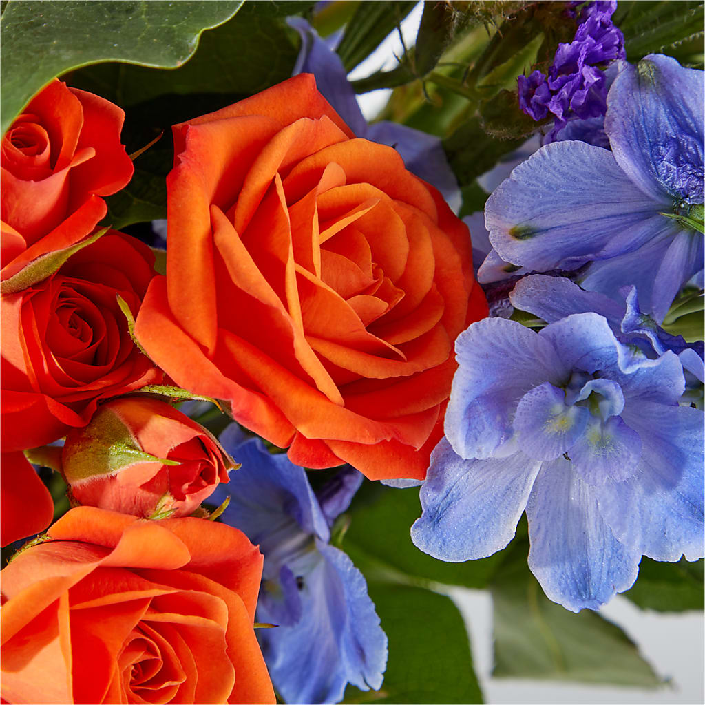 Radiant Citrus Bouquet –  Lynchburg Leo Wood Florist, Lynchburg VA