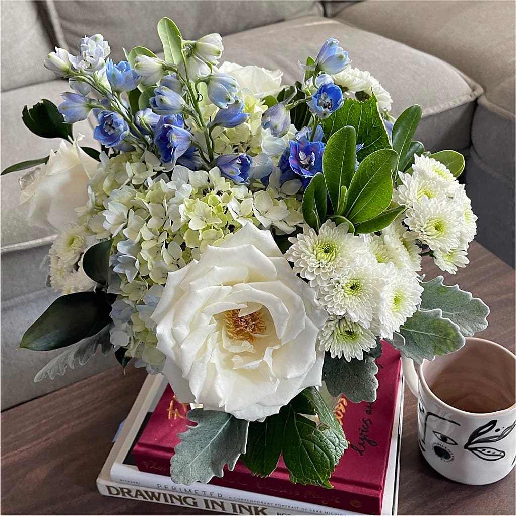 Clear Skies Bouquet –  Lynchburg Leo Wood Florist, Lynchburg VA