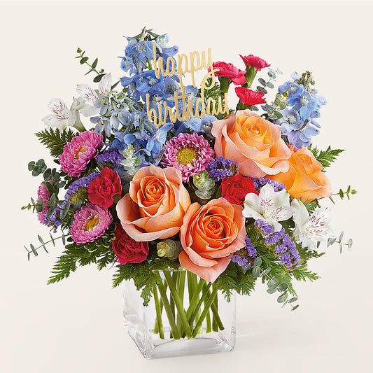 Birthday Bash Bouquet –  Lynchburg Leo Wood Florist, Lynchburg VA