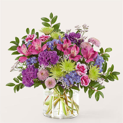 Glass Half Full Bouquet –  Lynchburg Leo Wood Florist, Lynchburg VA