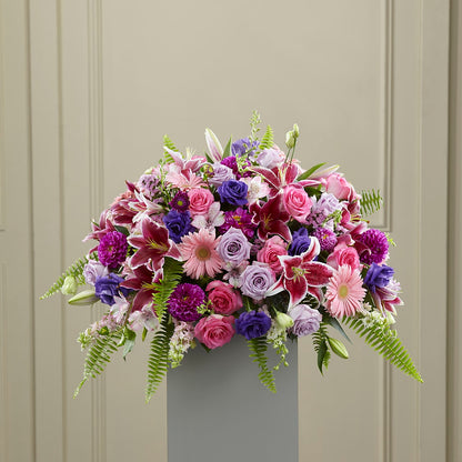 Fare Thee Well Pedestal –  Lynchburg Leo Wood Florist, Lynchburg VA