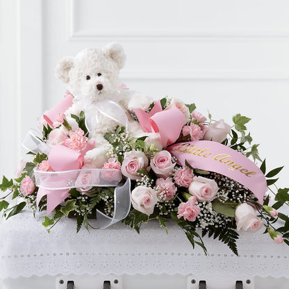 Touch of Sympathy Casket Spray –  Lynchburg Leo Wood Florist, Lynchburg VA