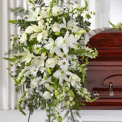 Loving Thoughts Standing Spray –  Lynchburg Leo Wood Florist, Lynchburg VA