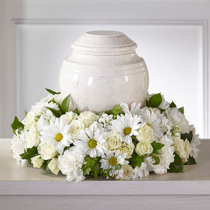 Ivory Gardens Cremation Adornment –  Lynchburg Leo Wood Florist, Lynchburg VA