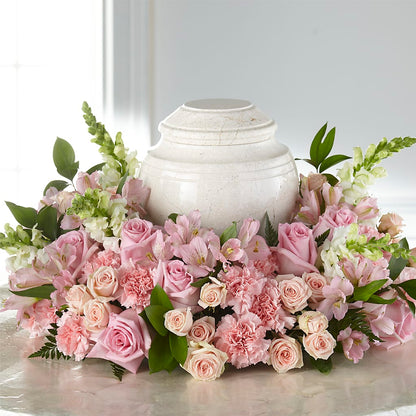 Blooms of Hope Cremation Adornment –  Lynchburg Leo Wood Florist, Lynchburg VA