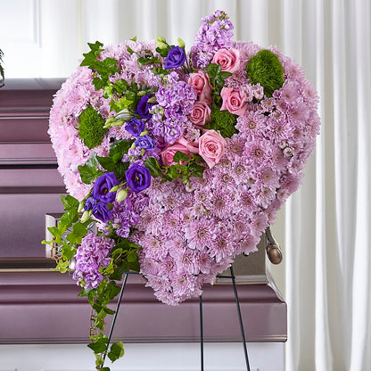 Treasured Love Standing Heart –  Lynchburg Leo Wood Florist, Lynchburg VA