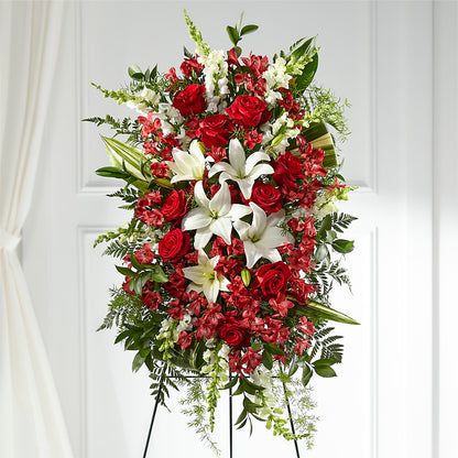 Everlasting Memory Standing Spray –  Lynchburg Leo Wood Florist, Lynchburg VA