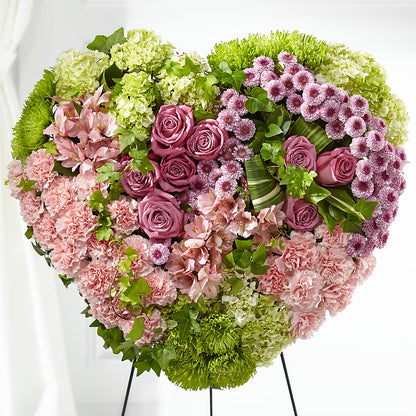 Heartwarming Standing Heart –  Lynchburg Leo Wood Florist, Lynchburg VA