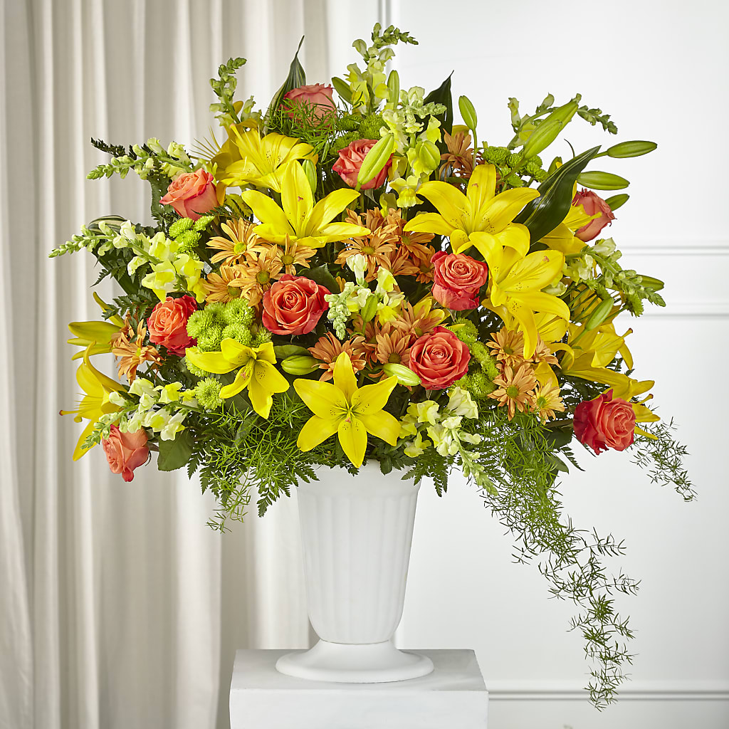 Fall Sentiments Arrangement –  Lynchburg Leo Wood Florist, Lynchburg VA