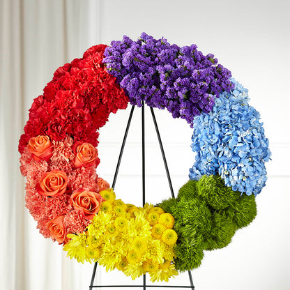 Circle of Love Wreath –  Lynchburg Leo Wood Florist, Lynchburg VA