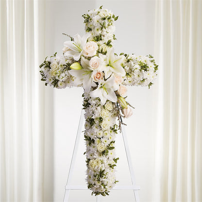 Spiritual Guidance Standing Spray –  Lynchburg Leo Wood Florist, Lynchburg VA