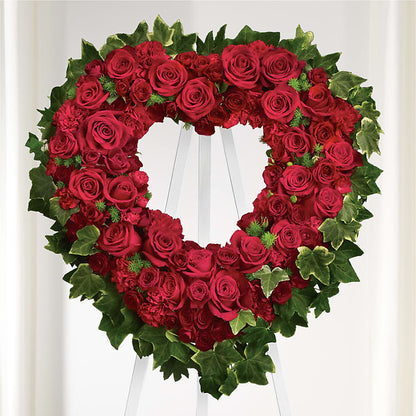 Wholehearted Standing Spray –  Lynchburg Leo Wood Florist, Lynchburg VA
