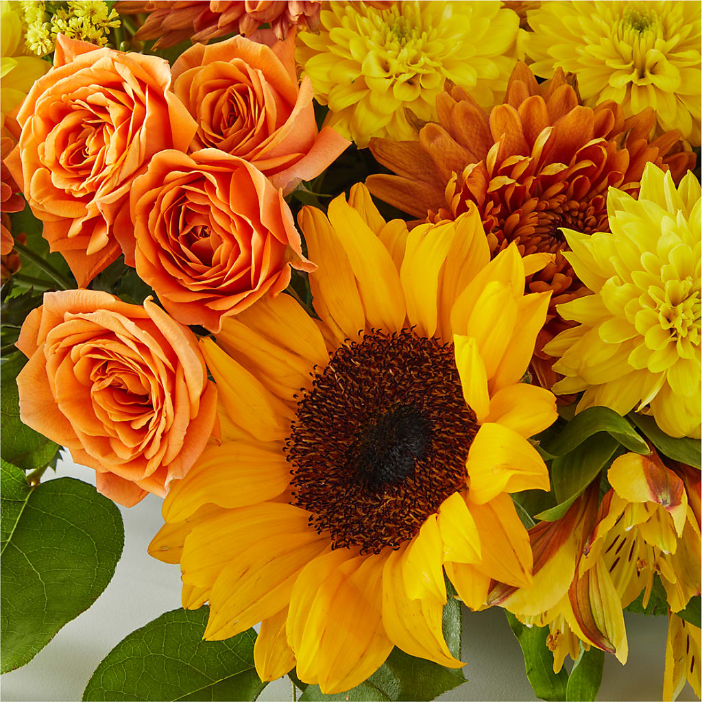 Autumn Harmony Centerpiece –  Lynchburg Leo Wood Florist, Lynchburg VA