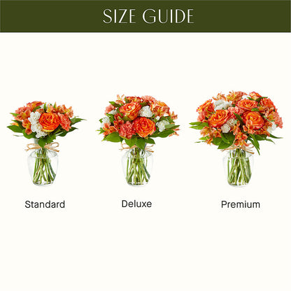 Apricot Glow Bouquet –  Lynchburg Leo Wood Florist, Lynchburg VA