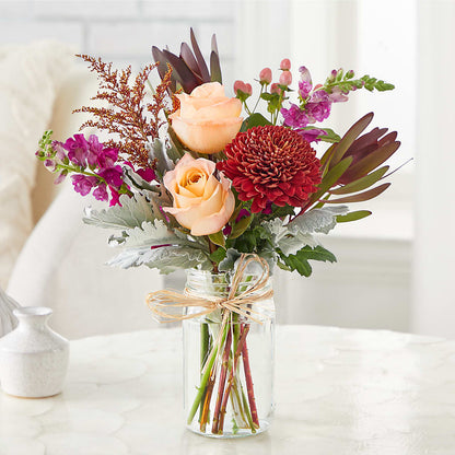 Moody Hues Bouquet –  Lynchburg Leo Wood Florist, Lynchburg VA