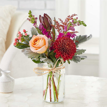 Moody Hues Bouquet –  Lynchburg Leo Wood Florist, Lynchburg VA