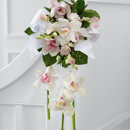Perfect Entrance Pew Arrangement –  Lynchburg Leo Wood Florist, Lynchburg VA