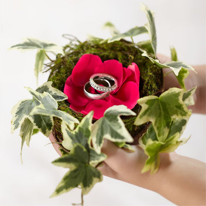 Lila Rose Ring Nest –  Lynchburg Leo Wood Florist, Lynchburg VA