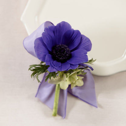 Purple Passion Boutonniere –  Lynchburg Leo Wood Florist, Lynchburg VA