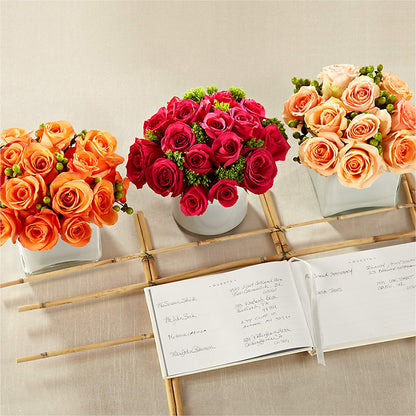 Dawn Rose Centerpiece –  Lynchburg Leo Wood Florist, Lynchburg VA
