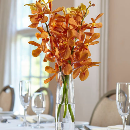 Orange Mokara Bud Vase –  Lynchburg Leo Wood Florist, Lynchburg VA