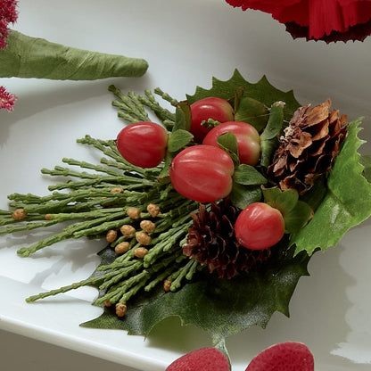 Red Berry Boutonniere –  Lynchburg Leo Wood Florist, Lynchburg VA