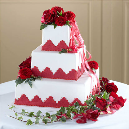 Forever Happiness Cake Decor –  Lynchburg Leo Wood Florist, Lynchburg VA